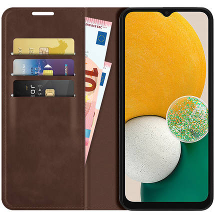 Samsung Galaxy A13 4G hoesje Retro Wallet Case - Bruin