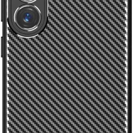 Samsung Galaxy A55 hoesje backcover Wlons Carbon Fiber Case