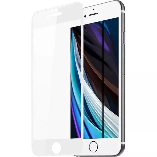 iPhone 7/8 Plus Screenprotector Privacy met wit rand