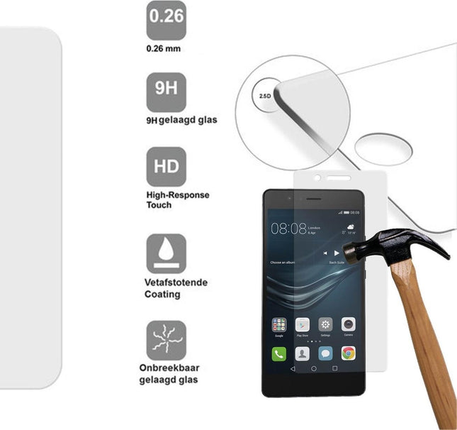 Huawei Screenprotector |Tempered glass | Bescherm Glas folie | Gehard glass