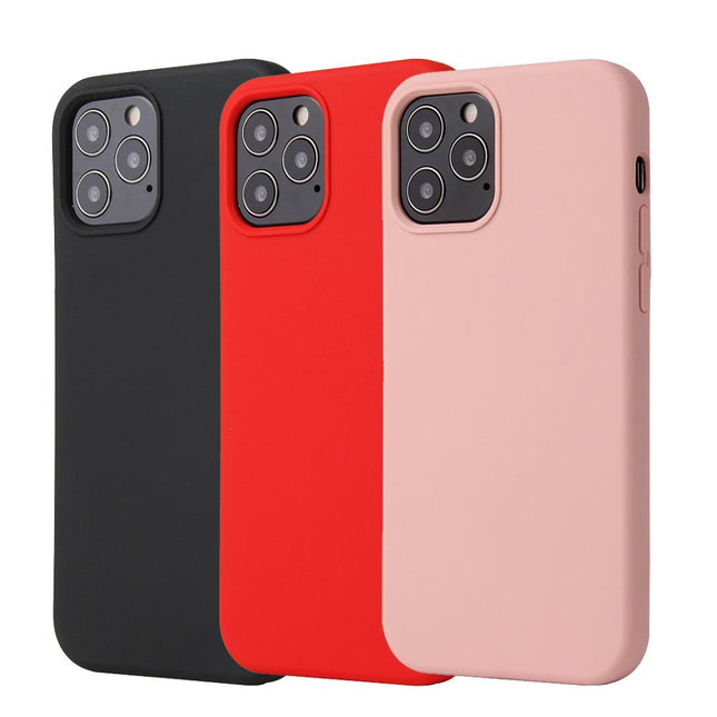 iPhone 12 Mini Silicone Case Back Cover Shockproof Case All Color (Mix Color) 