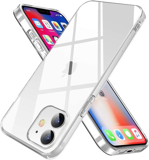 iPhone 11 doorzichtig hoesje zacht dun achterkant | Transparant hoesje, Silicone Transparent Clear Cover Bumper