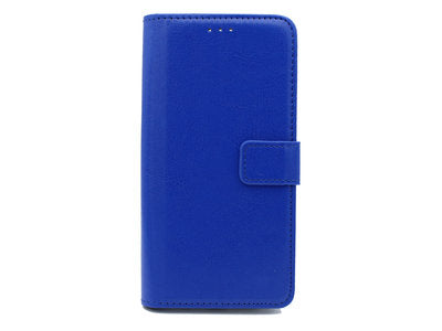 Samsung Galaxy S5 Mini Hülle blau Bücherregal Folder - Wallet Case