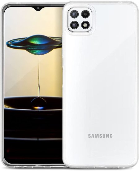 Samsung A22 5G - High Quality Silicone Case Transparant