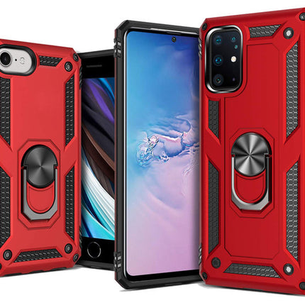 iPhone 13 Pro achterkant hoesje rood hard Shockproof Case Cover Cas TPU + Kickstand