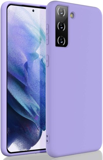 Samsung Galaxy S22 Plus Hülle Hochwertige Silikonhülle Lila