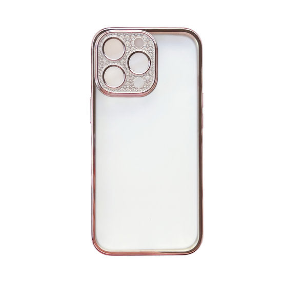 iPhone 13 Rose Gold CaseMania Glitter Camera Case