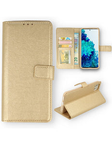 iPhone 14 Pro Max Gold Case Suede High Quality Bookcase