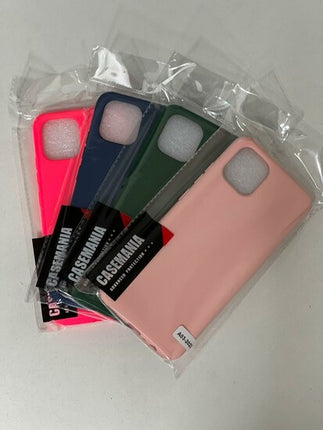CaseMania iPhone 14 Pro Max hoesje Silicone case paars