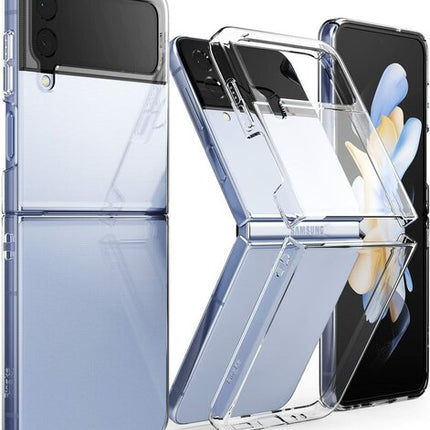 Samsung Galaxy Z Flip 4 hoesje Crystal Clear 360° Silicone Case Transparant