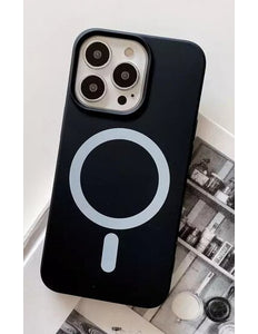 iPhone 14 Pro Hoesje zwart Magnetic MagSafe Case