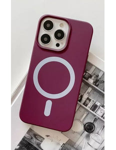iPhone 14 Pro Max Hoesje Bordeaux Magnetic MagSafe Case