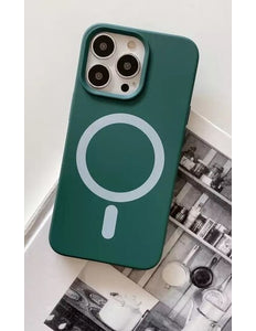 iPhone 14 Pro Case Green Magnetic MagSafe Case