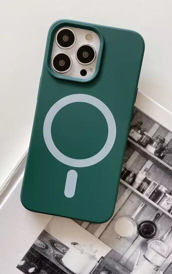 iPhone 14 Pro Hülle Grün Magnetische MagSafe Hülle