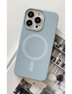 iPhone 14 Pro Hoesje Turquoise kleur Magnetic MagSafe Case