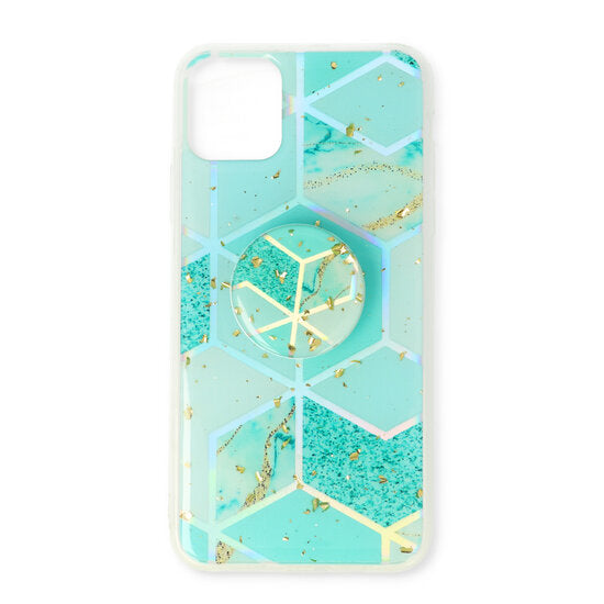 Samsung Galaxy S20 case Printed Kickstand Back cover Marble Green