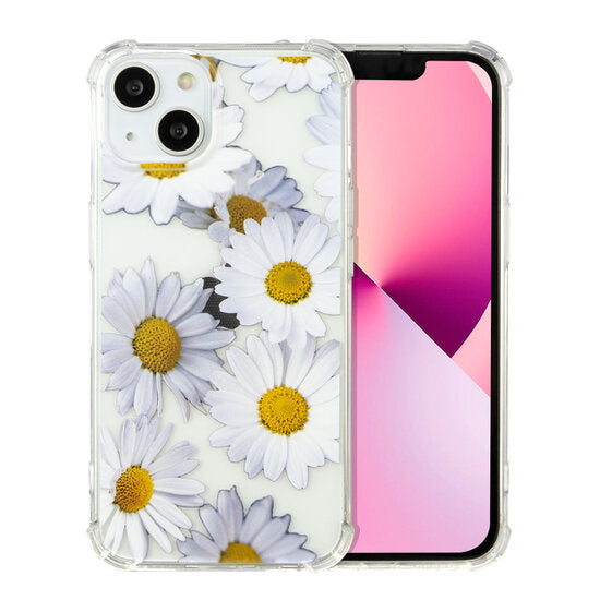 Schutzhülle Floral Anti Shock Case – iPhone 14 – Gänseblümchen