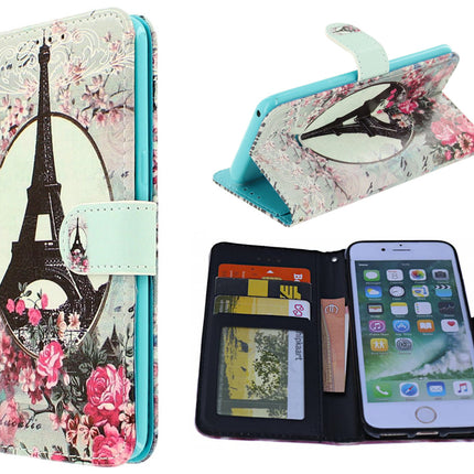 iPhone X / iPhone Xs bedruckte Hülle – Paris Eiffelturm – Brieftaschen-Hülle Eiffelturm Paris