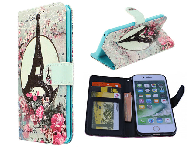 iPhone X / iPhone Xs print case - Paris Eiffel Tower - Wallet Case Eiffel tower Paris