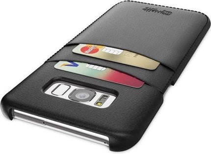 Samsung Galaxy S8 Plus hoesje met ruimte voor pasjes zwart hoge kwaliteit