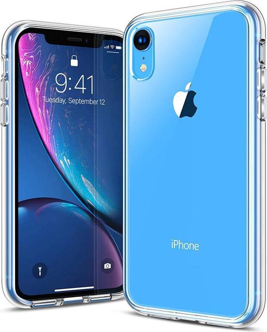 iPhone XR case silicone transparent cover