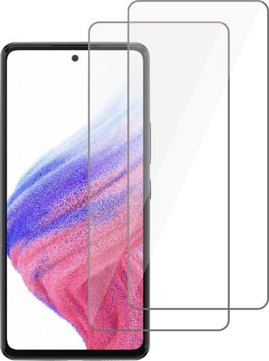 2x volledig gelijmd gehard glas Samsung Galaxy S23 9H volledig scherm gehard glas met zwarte rand
