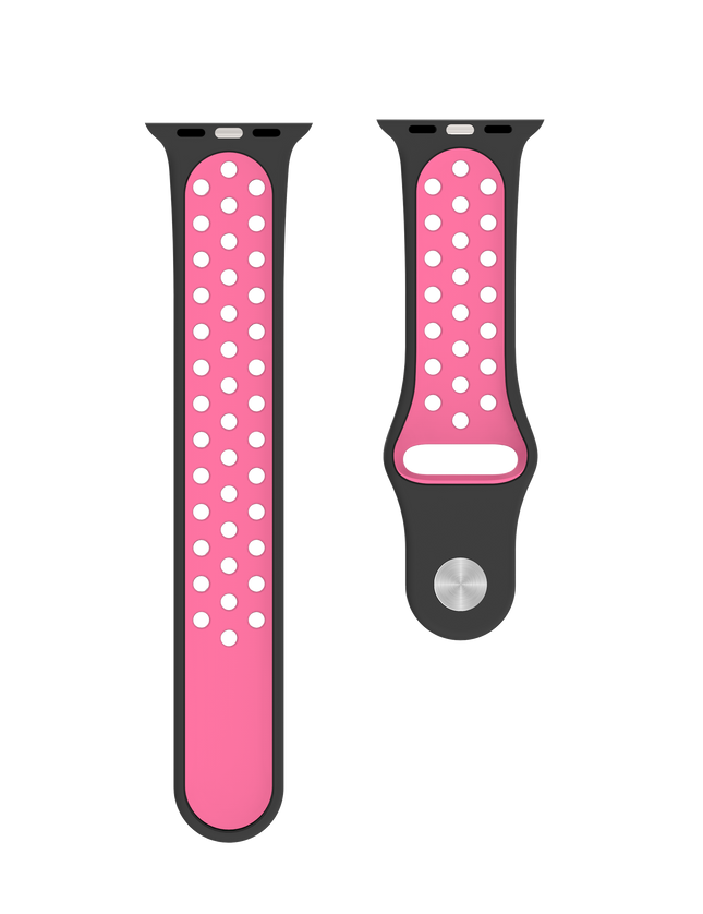 Smartwatch Premium black / pink Apple Watch Series 1-8 / SE - 38/40/41 mm 