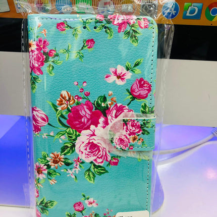 iPhone 11 Pro Max hoesje Bloemen Print mapje- Wallet Case beautiful flower