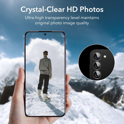 Gehard glas ESR Protector Set 2-pack voor Samsung Galaxy S23 Plus Clear
