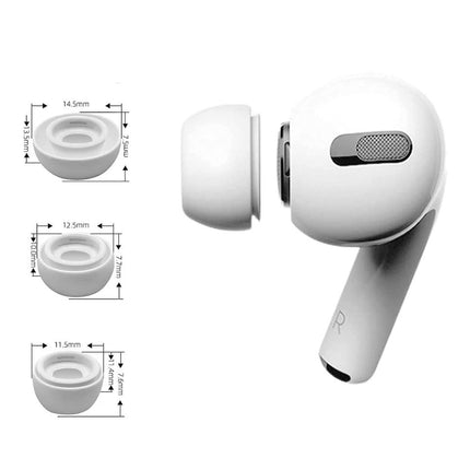 TECH-PROTECT EAR TIPS 3-PACK APPLE AIRPODS PRO 1 / 2 WHITE
