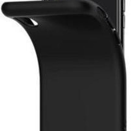 iPhone-Rückseite aus schwarzem Silikon (Gel) | Rückseitige Abdeckung aus TPU, schwarz, weiche, dünne Abdeckung, Stoßstange