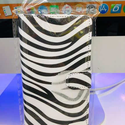 iPhone 11 Pro Max Hülle – Folder Zebra Print – Wallet Case Cover