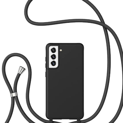 Samsung Galaxy S23 Ultra case Silicone with cord black