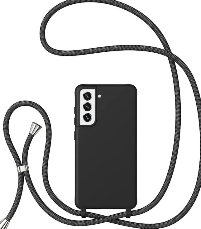 Samsung Galaxy S23 Ultra case Silicone with cord black