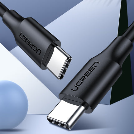UGREEN 2 Meter USB TYPE C TO TYPE C Kabel 2.0 Fast Charging Black