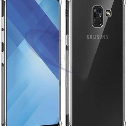 samsung a8 2018 hoesje shock proof case transparant - Samsung Galaxy a8 2018 hoesje shock proof case hoes cover transparant