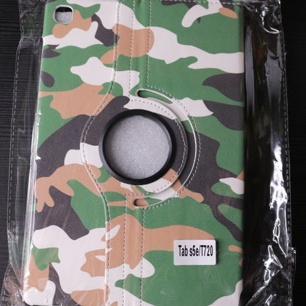 Army print hoes voor Samsung Galaxy Tab S5e 10.5 inch 2019 Model T720 -Cover -Case - 360° draaibaar hoesje -militair -Leger print
