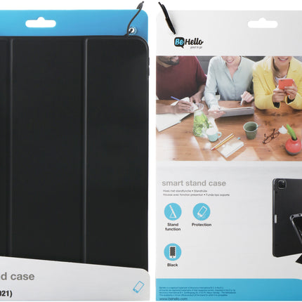 iPad Pro 12.9 2021 hoesje Smart Stand Case Black