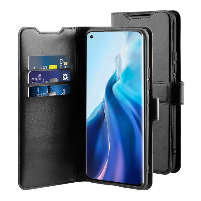 Xiaomi Mi 11 telefoon hoesje mapje wallet case boekcase zwart cover