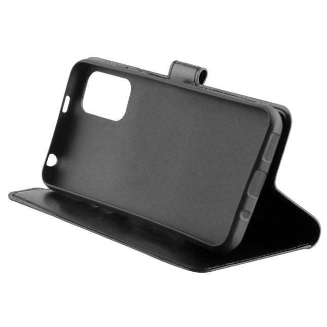 Xiaomi Redmi Note 10 5G  Hoesje Zwart Bookcase Mapje -Wallet Case