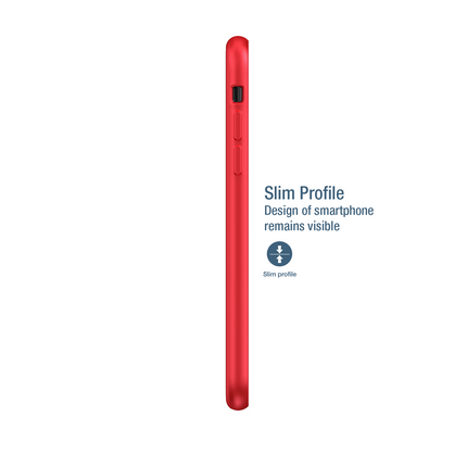 iPhone 11 Pro Silikonhülle, rote Rückseite