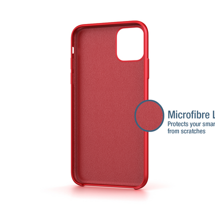 iPhone 11 Pro Silicone Case Red back case cover