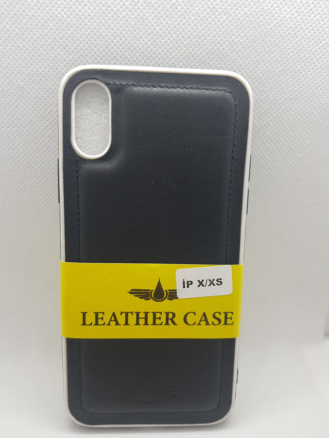 iPhone XS / iPhone X case back genuine leather back cover case made in turkey 