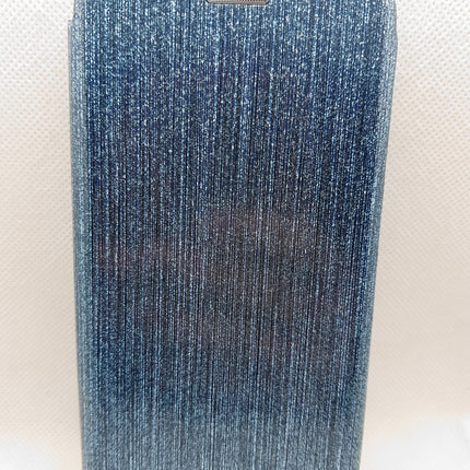 iPhone X / iPhone Xs case book case wallet case blue glitter flip cover