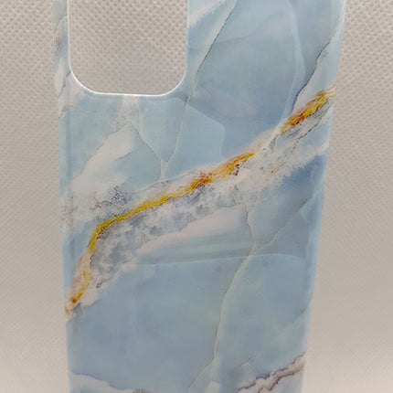 iPhone 11 Pro hoesje achterkant marmar blauw fashion design case