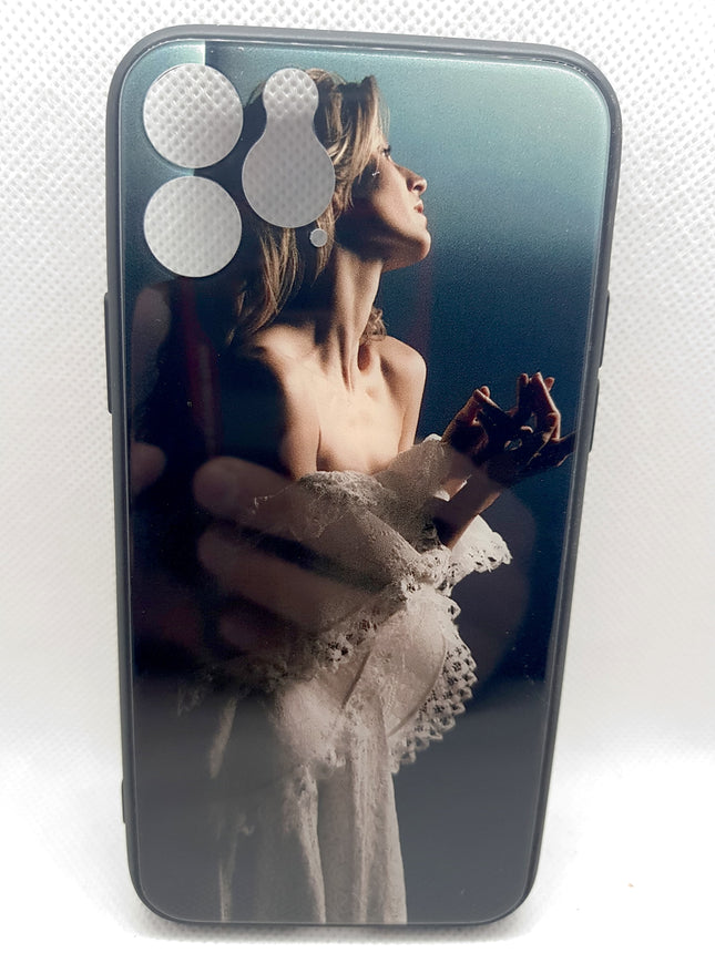 iPhone 11 Pro Hülle Rückseite Blonde Lady Fashoin Hülle Stoßfeste Hülle 