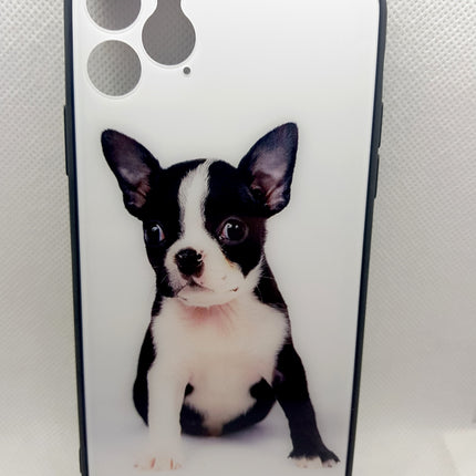 iPhone 11 Pro Max case dog print fashion design hard case