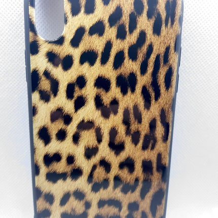 iPhone XR hoesje achterkant tijger panter luipaard fashion case