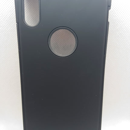 iPhone Xs Max hoesje achterkant zwart hardcase backcover