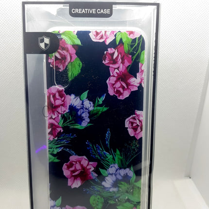 Samsung Galaxy A50 hoesje achterkant fashion bloemen case backcover